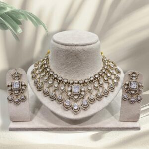 Royal Ruby Kundan Necklace Set – Timeless Elegance for Every Celebration